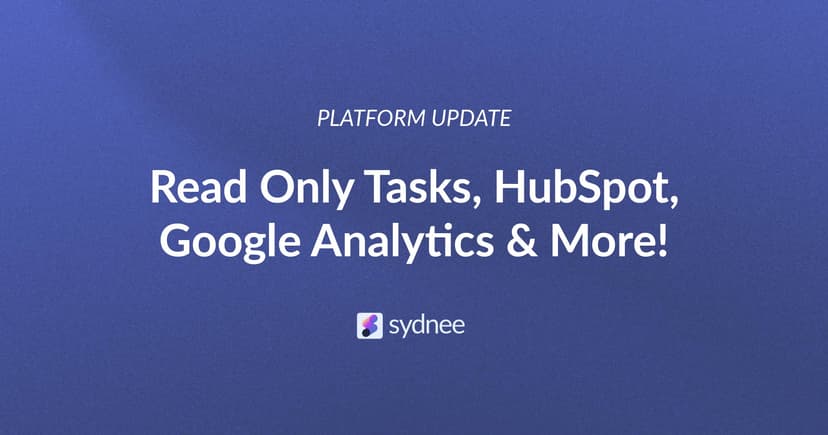 June 2025 Product Update: Read-Only Tasks, Progress Bars, HubSpot Integration and More