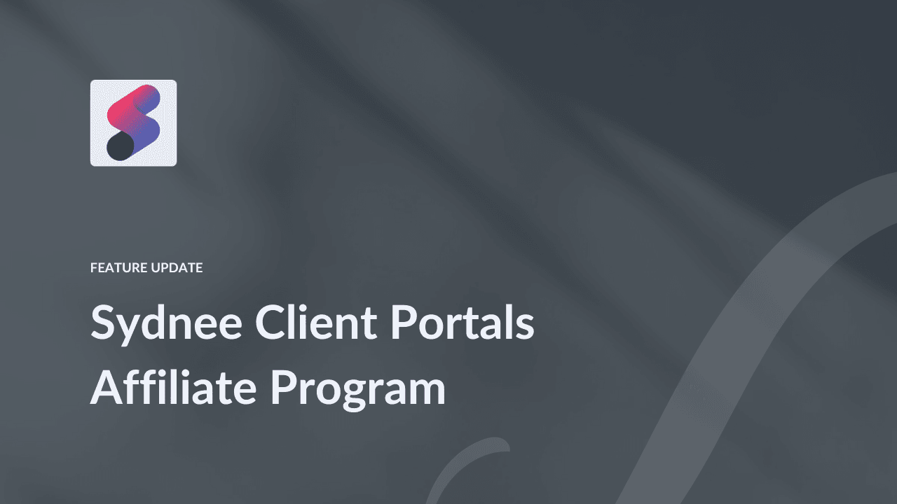 Sydnee Client Portals Affiliate Program